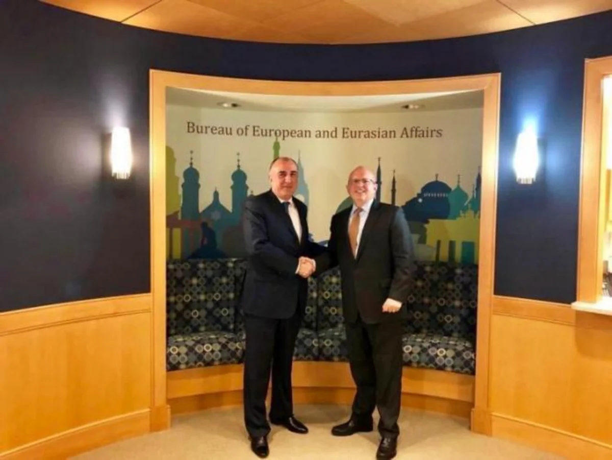 Elmar Mammadyarov meets acting assistant secretary of US Department of State’s Bureau of European and Eurasian Affairs