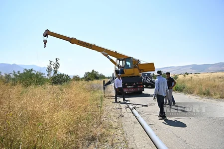 Ağdam-Xankəndi yolu elektrik enerjisi ilə təmin edilib - YENİLƏNİB