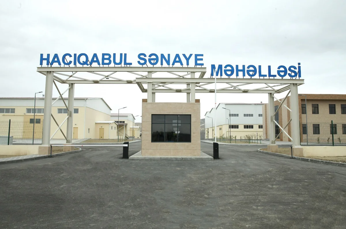 Hacıqabul Sənaye Məhəlləsində 44 milyon manat dəyərində məhsul istehsal edilib