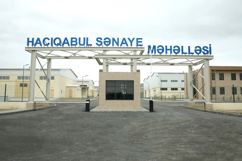 Hacıqabul Sənaye Məhəlləsində 44 milyon manat dəyərində məhsul istehsal edilib