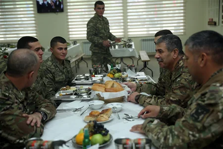 Zakir Hasanov attends opening of military unit after major overhaul