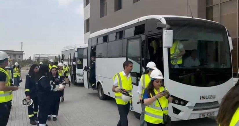 Jurnalistlər “SOCAR Karbamid” zavodunun istehsalat prosesi ilə tanış olub