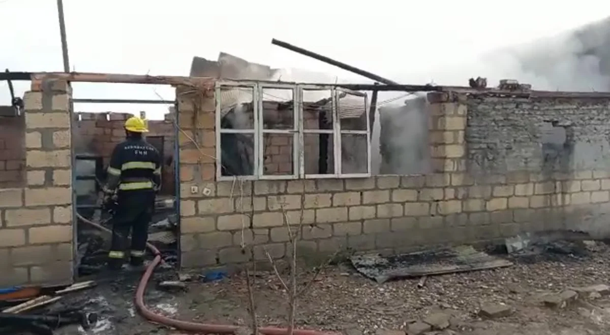 Göyçayda tövlə yanıb, mal-qara və ev quşları tələf olub