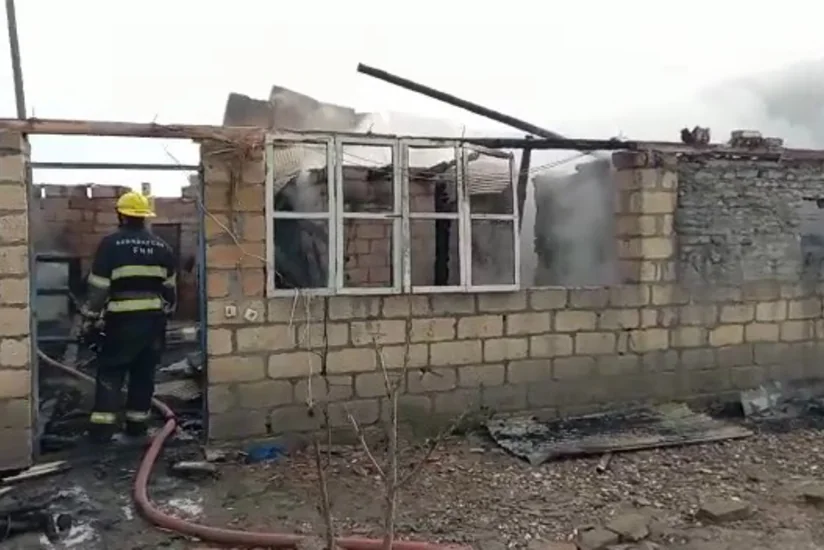 Göyçayda tövlə yanıb, mal-qara və ev quşları tələf olub