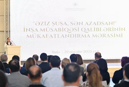 “Əziz Şuşa, sən azadsan!” inşa müsabiqəsinin qalibləri mükafatlandırılıb