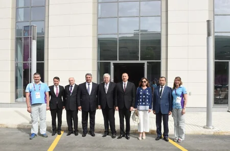 ​Prezident İlham Əliyev birinci Avropa Oyunlarının Atletlər və Media kəndlərinin açılışlarında iştirak edib