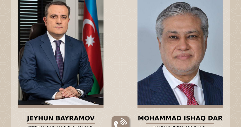 Ceyhun Bayramov pakistanlı həmkarı ilə Şahbaz Şərifin Azərbaycana səfərini müzakirə edib - YENİLƏNİB