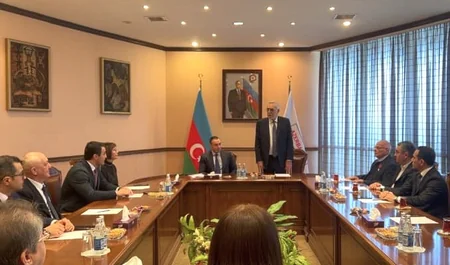 Avropa Olimpiya Komitələri tərəfindən Ağacan Abiyevə verilmiş mükafatın təltifetmə mərasimi keçirilib
