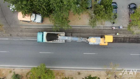 Bakının Əhməd Rəcəbli küçəsinin bir hissəsi təmir olunur