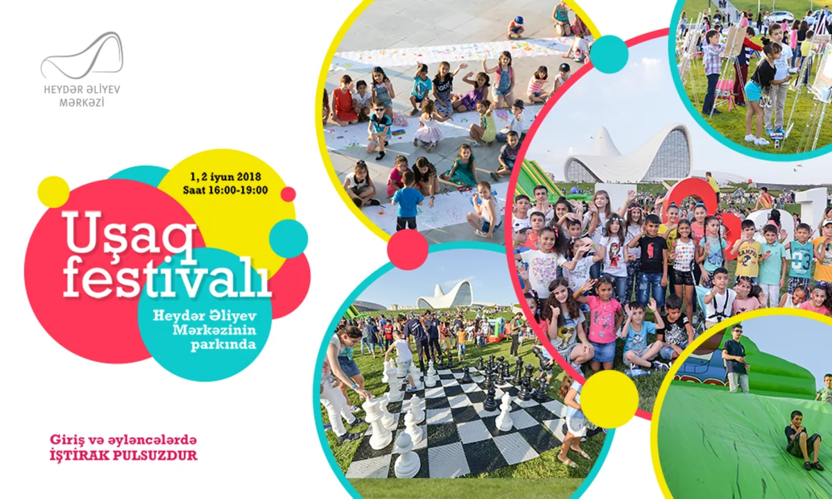 Heydər Əliyev Mərkəzinin parkında “Uşaq festivalı” keçiriləcək