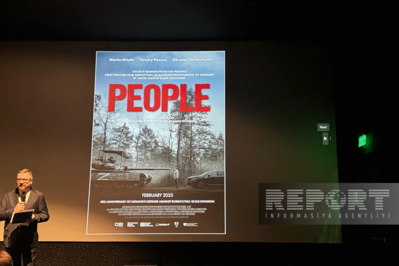 Bakıda Rusiya-Ukrayna müharibəsinin 3-cü ildönümünə həsr edilən filmin nümayişi olub