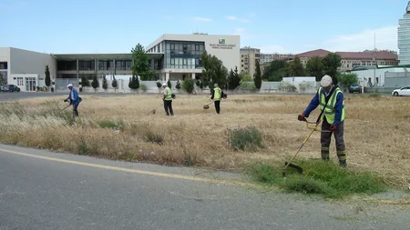 Bakıda yanğına səbəb olan quru ot, kol-kos və məişət tullantıları yığılan sahələr təmizlənib