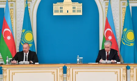 Azərbaycan-Qazaxıstan sənədləri imzalanıb - YENİLƏNİB