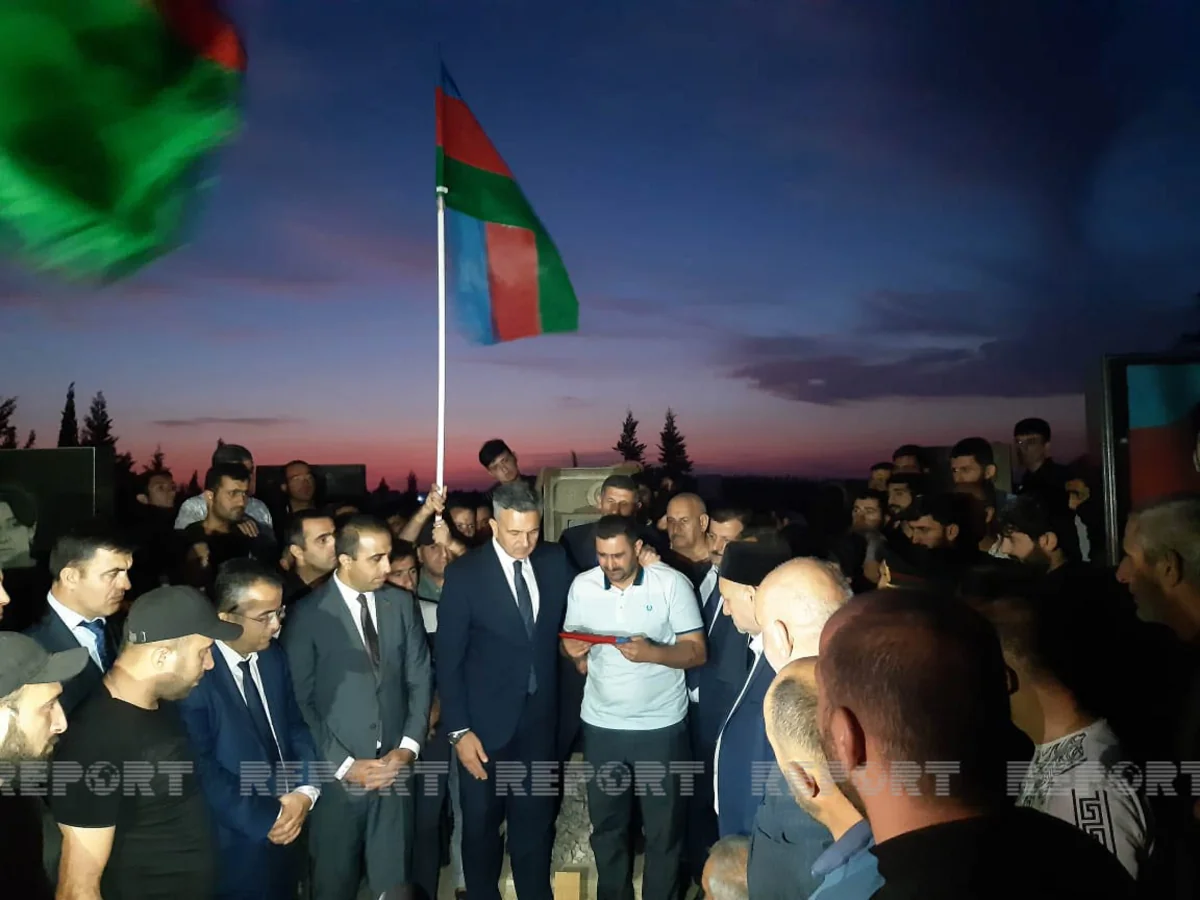 Biləsuvarda şəhid Zöhrab Kərimov dəfn edilib 