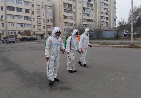 Gəncədə koronavirusa qarşı mübarizə tədbirləri davam edir