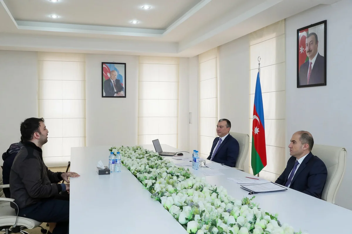 Sahil Babayev Qubada vətəndaşları qəbul edib