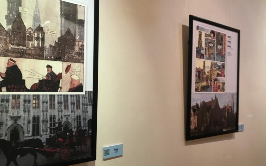 Bakıda “Belçikaya komikslərlə səyahət” adlı sərgi açılıb