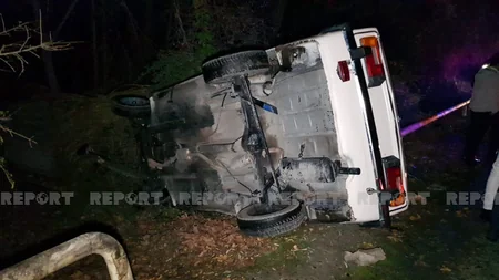 Göyçayda 3 avtomobil toqquşub, ölən var