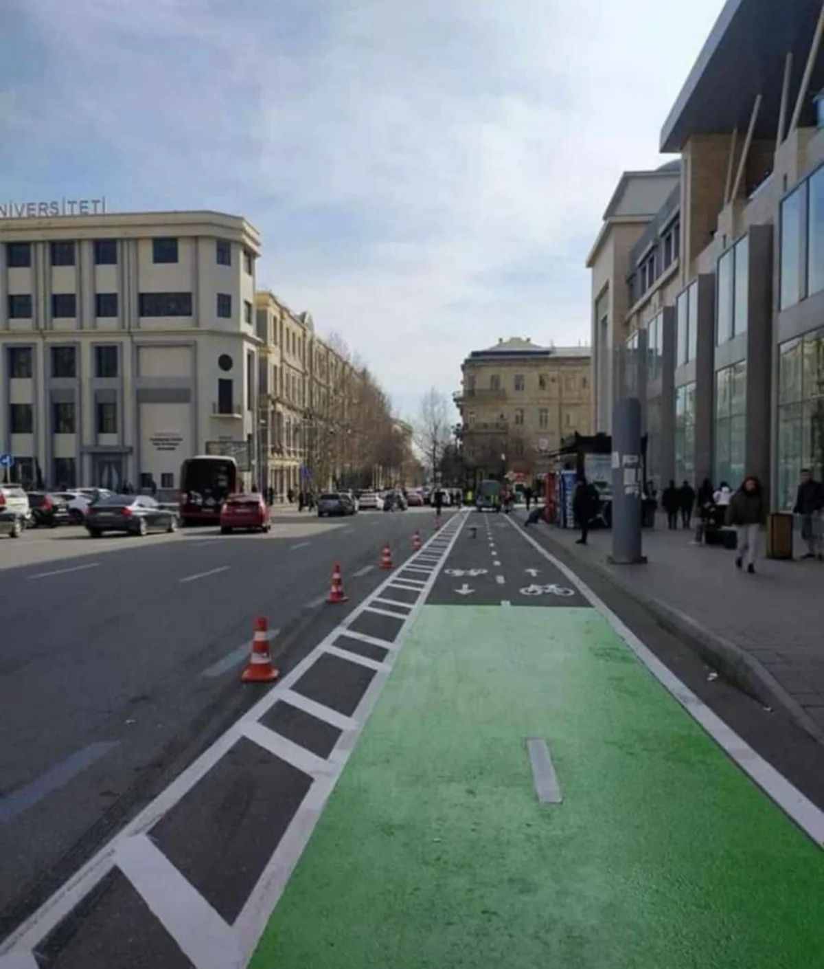 Bakıda yeni velosiped yolları salınır