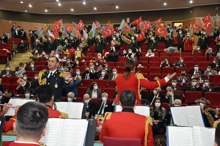 Hərbi Məktəbin orkestr heyəti Türkiyədən qayıdıb