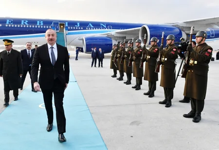 Azərbaycan Prezidenti İlham Əliyev Türkiyədə səfərdədir