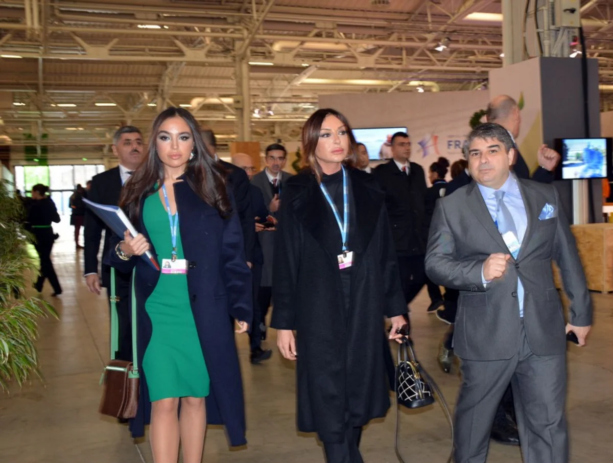Mehriban Aliyeva and Leyla Aliyeva attend COP21 Climate Change Conference in Paris