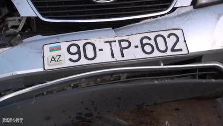Lənkəranda təkəri partlayan maşın qəza törədib, iki nəfər ağır yaralanıb - FOTO - YENİLƏNİB