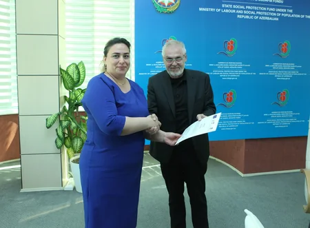 Sosial xidmət sahəsində təlim keçən iştirakçılara sertifikatlar təqdim edilib