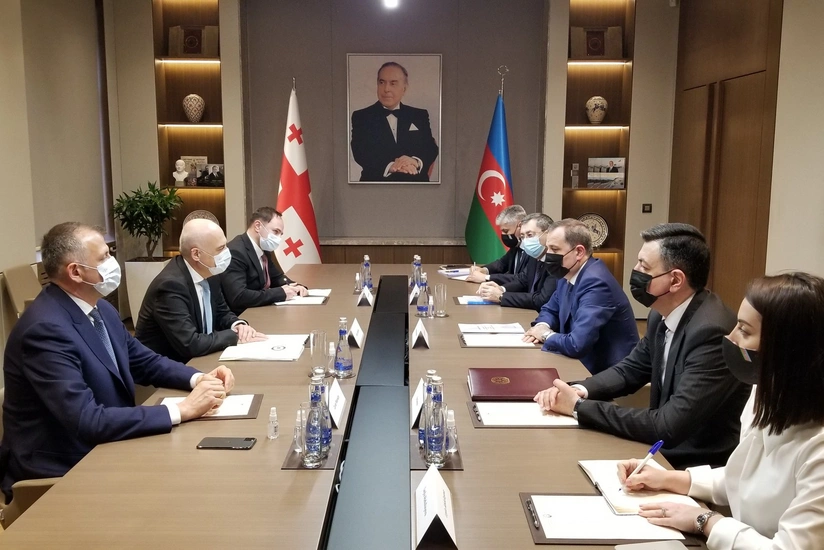 Azerbaijani, Georgian FMs discuss regional security 