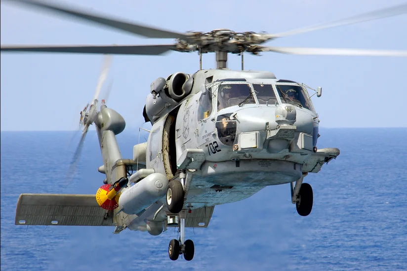 ABŞ helikopteri Sakit okeana düşüb