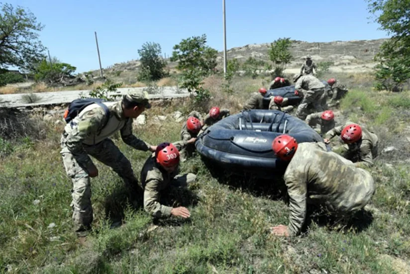 В ВМС Азербайджана проводится курс спецназа SAT для морских пехотинцев