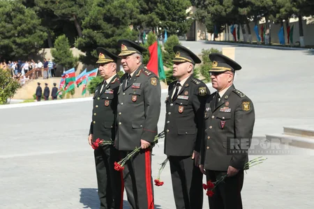 Cəmşid Naxçıvanski adına Hərbi Liseydə kursantların növbəti buraxılış mərasimi olub