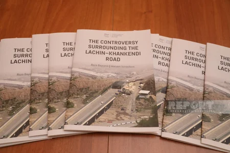 “Laçın-Xankəndi yolu ətrafında yaranmış mübahisələr” adlı ingilis dilində hesabat hazırlanıb