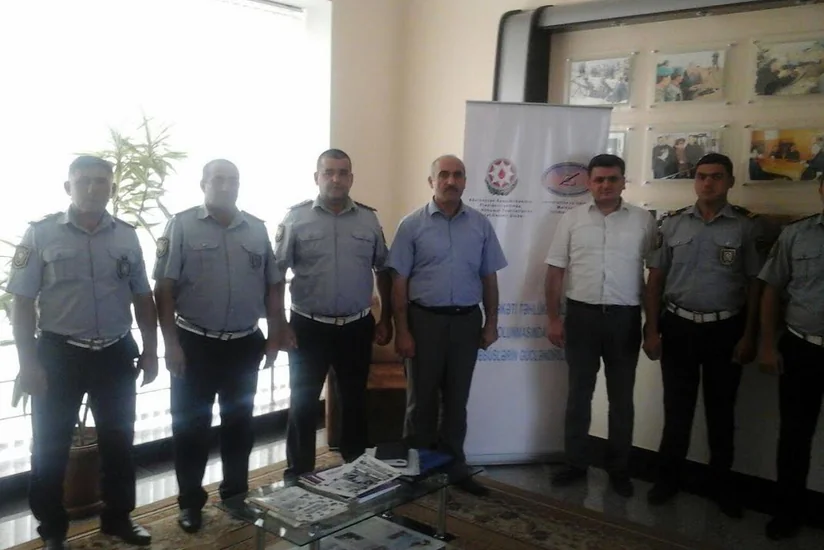 Naftalan və Göygöldə yol polisi əməkdaşları ilə görüş keçirilib