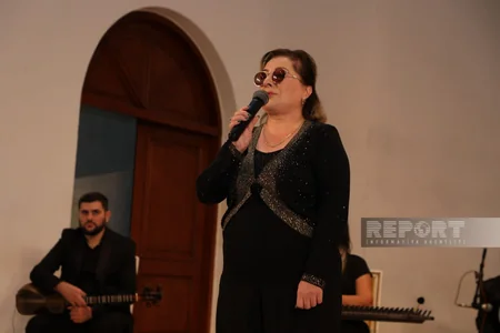 Mahnı və Rəqs Ansamblı Fikrət Əmirovun 100 illik yubileyi münasibətilə konsert proqramı ilə çıxış edib