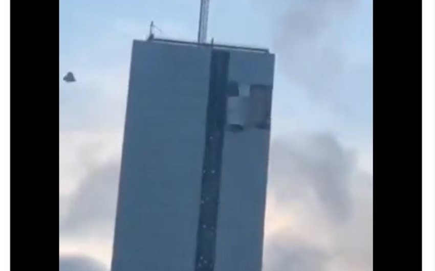 Güclü küləyin Milli Məclisə vurduğu ziyanla bağlı açıqlama