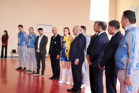 Şahin Bağırov Tovuz Regional Voleybol Klubunun üzvləri ilə görüşüb