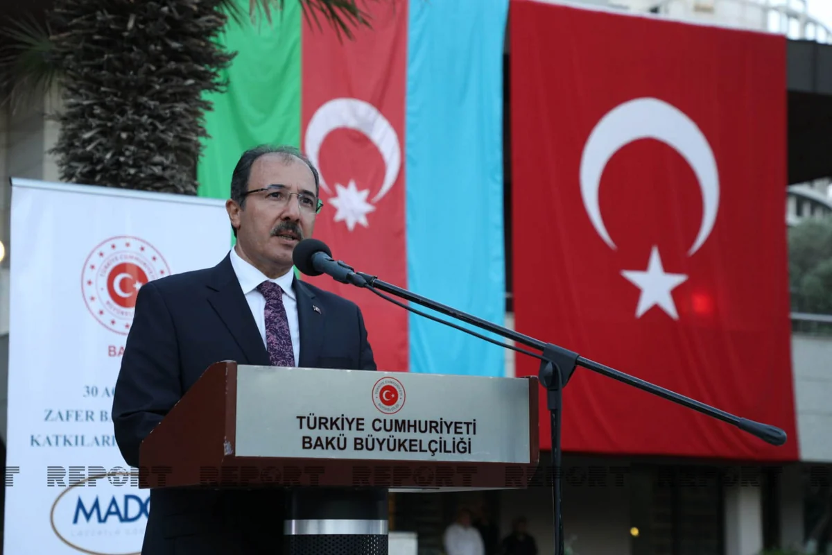 Bakıda Türkiyənin Zəfər Bayramı qeyd olunub