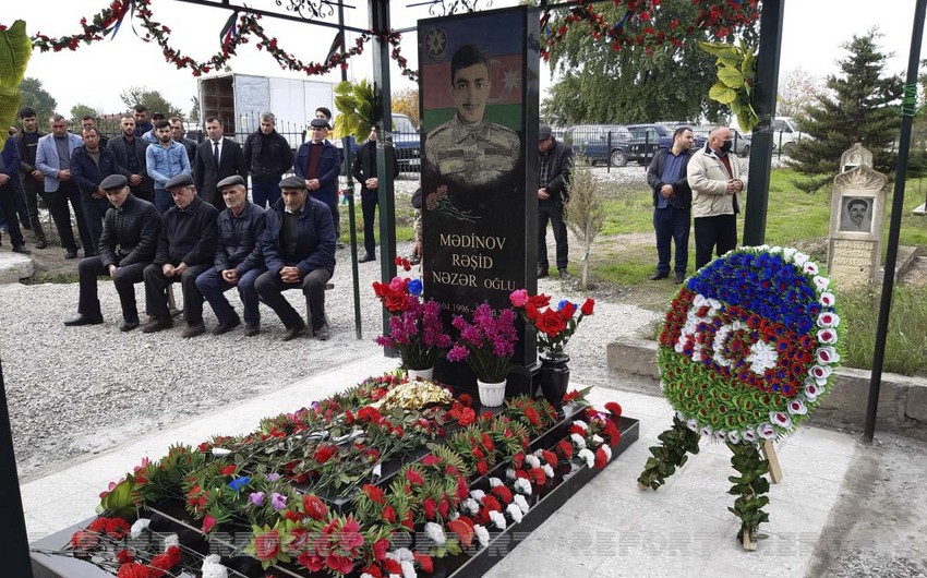 Xaçmazda Vətən müharibəsi şəhidinin xatirəsi anılıb