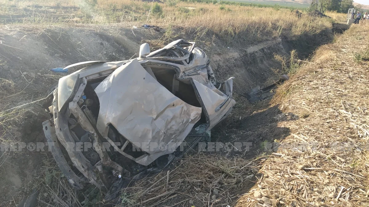 Oğuzda avtomobil aşıb, xəsarət alanlar var