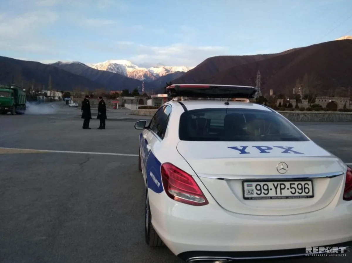 Житель Гянджи пострадал в ДТП
