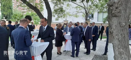 Bakıda Türkiyənin Zəfər bayramı münasibətilə rəsmi qəbul təşkil edilib - FOTO