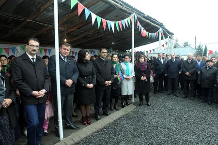 Zaqatalada Milli Qəhrəmanın ailəsi evlə təmin olunub