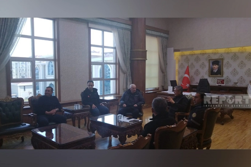 Karaman valisi Kahramanmaraşda general Etibar Mirzəyevlə görüşüb