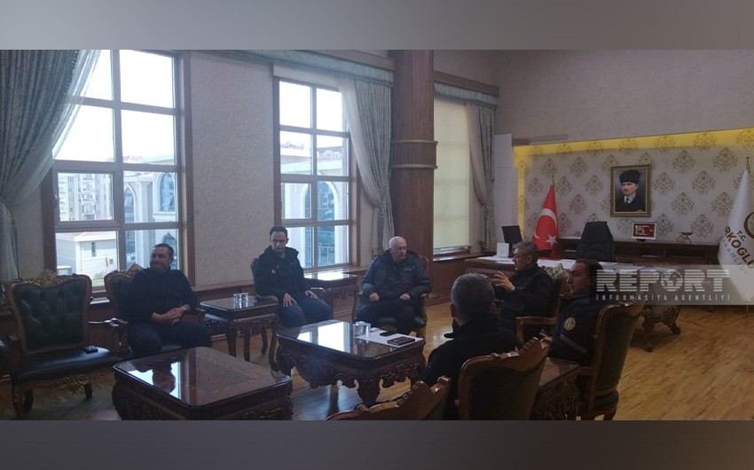 Karaman valisi Kahramanmaraşda general Etibar Mirzəyevlə görüşüb