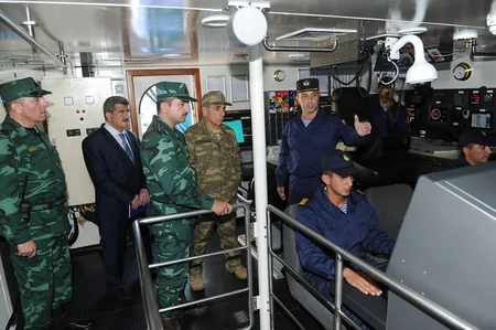 DSX Xəzər dənizində taktiki təlimlər keçirib