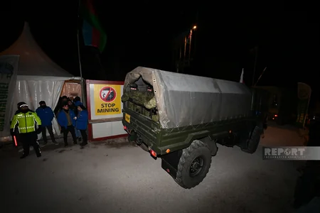 Laçından Xankəndi istiqamətinə Rusiya sülhməramlılarının 15 avtomobili maneəsiz hərəkət edib