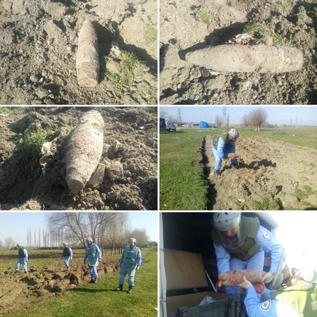 Ağdamda top mərmisi tapılıb