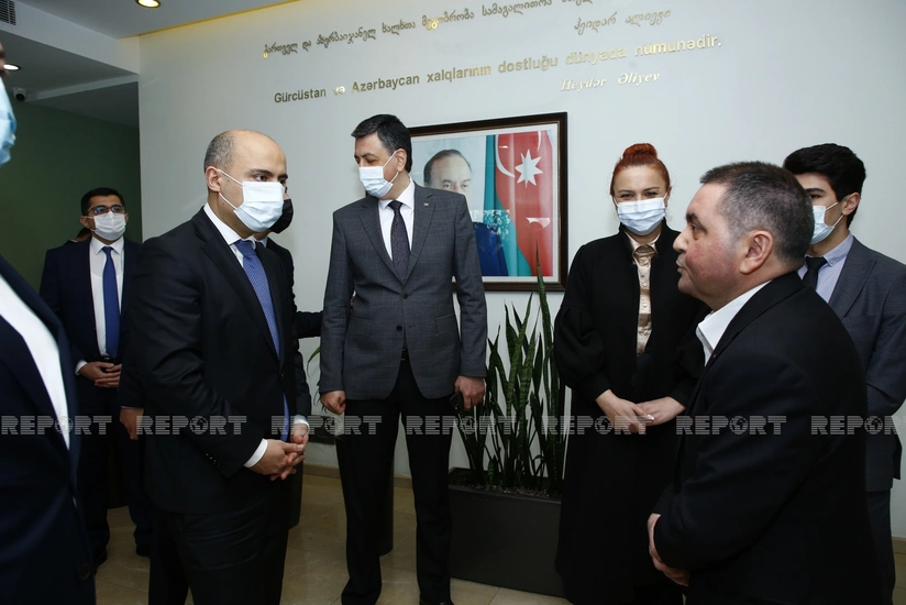 Azərbaycanın təhsil naziri Marneuliyə gedib