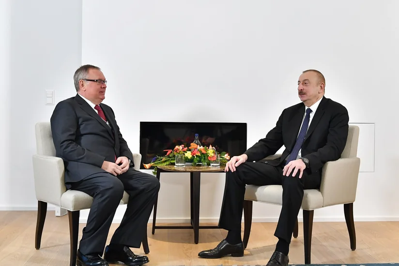President Ilham Aliyev met with President and Chairman of VTB Bank Management Board